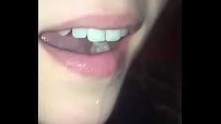 milk in the mouth