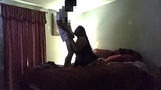 Putting my neighbor to suck, she likes milk on her face