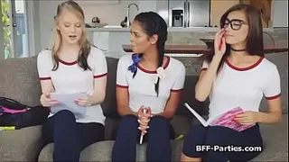 Three coeds on oral mission