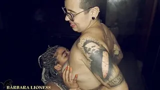 Sucking Mrs. Tezão (a BBW) in the cabin of the Casal Doidera's party at Carícia Club (complet in RED)