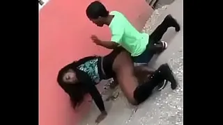 Black culona dancing burry girl