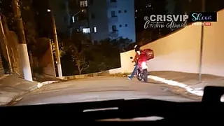 Cristina Almeida Swallowing Fucking Strangers in the Square in this Dogging 10 - Bukkake Special. It was even left for the motoboy who followed to give me milk