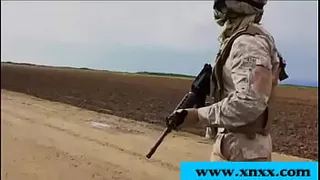An American soldier an Arab girl, full video link in the description