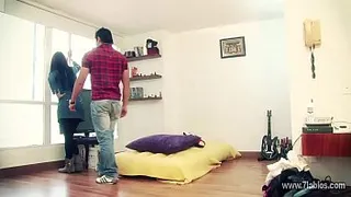 Sex adventures in the bachelor's apartment