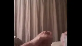 Solo male masturbation