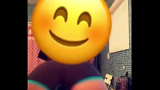 Lil cuz big ole ass twerking in my bathroom