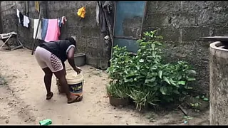 SHE COULDNT RESIST THE URGE TO FUCK THE 2 BIGGEST DICKS IN THE HOOD