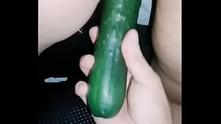 Wife Fuck X Cucumber Part3