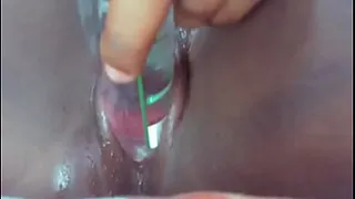 Black pussy masturbe