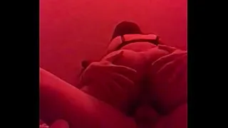 Sophia gets hard fucked with red lights in her room