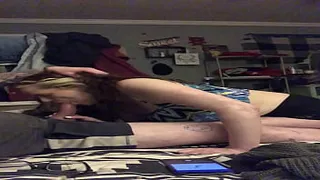 Deep throating the guy next door