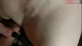 Rubbing pussy then cumming in my panties and pull them up