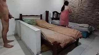 I came home from work and found my step cousin naked in my room, she asked me to use her pussy and mouth