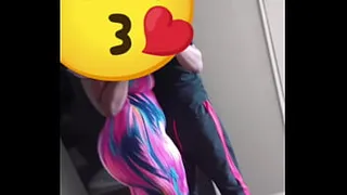 Big booty dark skin beauty bounced on my dick til I came deep inside her after date night