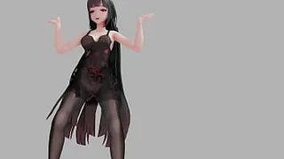Honkai Impact Raiden Mei Strip Dance Show Hentai R18 MMD 3D Soft Dark Green Hair (CLIP)