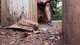 Stories of a Nymphomaniac - Sweating in her shorts in the park dripping honey from her pussy