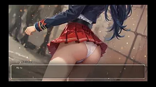 Bluring the walls [ ROMANCE Hentai Game ] Ep.5 couple FRENCH KISSING after confessing naughty fantasies !