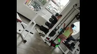 hottie doing exercise