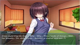 OPPAICAFE My step mother, my step sister and Me ep 2 -titty fucking and groping