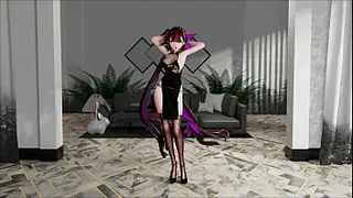 Li Sushang Hentai Honkai Impact Dance Purple Wicks (CLIP)
