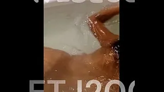 in the jacuzzi with my beautiful brunette begging for a blowjob haha