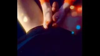 Prettyfeetelite - Barefoot Goddess Twinkletoes - Handjob and Footjob ignoring husband while on the phone with lover with slo-mo cumshot