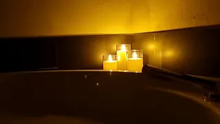 WHO WOULD LIKE TO KEEP ME COMPANY? | JERKOFF IN THE HOT TUB AND RELAXING MUSIC - COME PLAY WITH MY FOAM-FILLED COCK