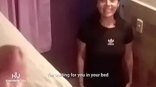 Perverted daddy with hard cock in my bed