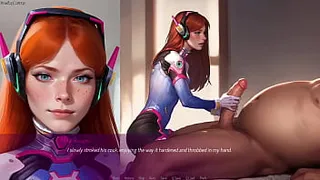 Unsatisfied Wife Giving Blowjob to Her Husband's Friend First Time - 3D Hentai Animated Porn - Mila Ai