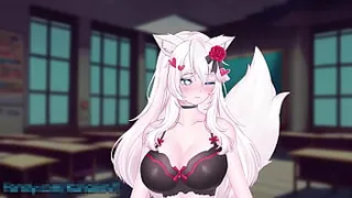 Vtuber KanakoVT ERP's Wearing Vibrator in Public --- ASMR Catgirl Naughty with Vibrator in Public