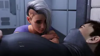 Projekt Passion | Horny Cyberpunk Blonde Rides Best Friends Face with Anal Fingering [Gaming]