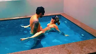 I TORE UP THIS TASTY PUSSY IN THE POOL.