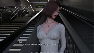 blowjob on the train after dating at home