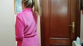 The Husband lets me record his wife while she showers and masturbates for me AND I JERK OFF!!
