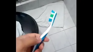 Fucking with brush