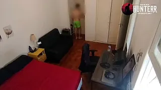 Twink giving it to the coach in the college dorm