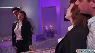 Trans wife Izzy Wilde bathed and analed