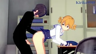 Chiaki Kanda and Kotone have intense sex. - Atsumare! Fushigi Kenkyuubu Hentai