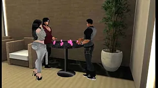 Visiting friend with some drinks...just because his gf is too fking hot.