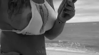 My wife goes to the beach