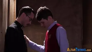 Religious twink gets anal creampie