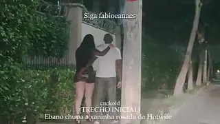 Teaser, Ebano gifted sucks the ass of my naughty hotwife she is impressed with the size of the black man. BBC, interracial and cuckold