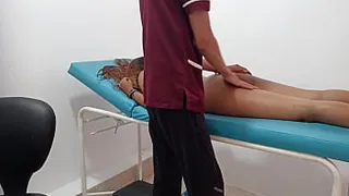 sexy horny girl massaged and then fucked