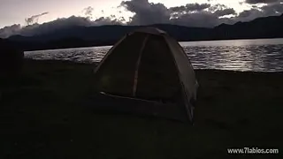 Hardcore in a tent with the girlfriend