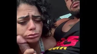 App race ends in deep throat and siririca at Ela Hotwife Official