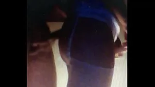 Exquisite big ass playing with penis and dildo