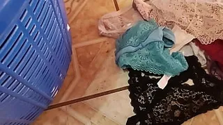 My girlfriend's thongs