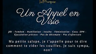 A Video Call - French audio femdom JOI