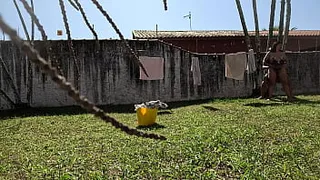 Fucking in my mother-in-law's backyard