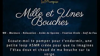 A thousand and one mouths - French asmr blowjob dirty talking